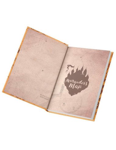 LIBRETA CON LUZ MAPA MERODEADOR HARRY PO