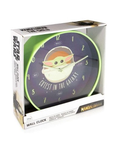 RELOJ DE PARED MANDALORIAN (CUTEST IN TH