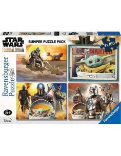 THE MANDALORIAN PUZZLE 4X100 BUMPER PACK