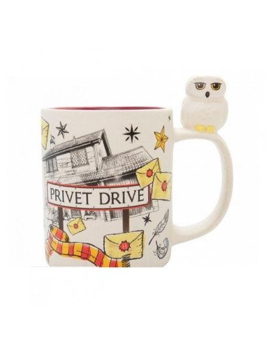 HARRY POTTER - MUG 3D HANDLE - HEDWIG & 