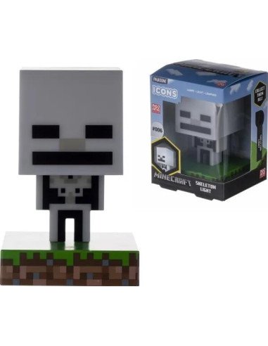 LAMPARA ICON MINECRAFT SKELETON