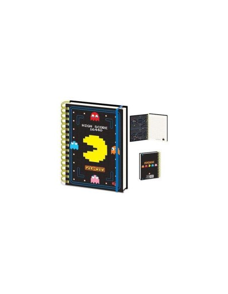  CUADERNO TAPA DURA A5 PACMAN HIGH SCORE