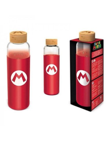  BOTELLA DE CRISTAL SUPER MARIO