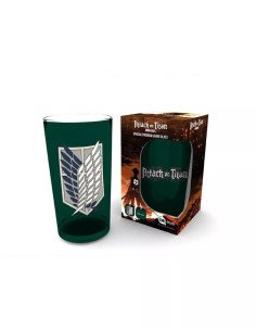 ATTACK ON TITAN  - LARGE GLASS - 400ML -