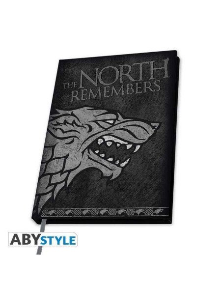 GAME OF THRONES  CAHIER A5 "STARK" X4