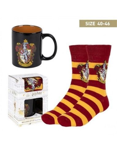 HARRY POTTER SET REGALO TAZA Y CALCETIN 