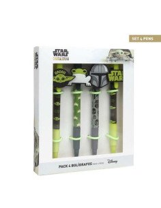 BOLIGRAFOPACK x4 THE MANDALORIAN GROGU