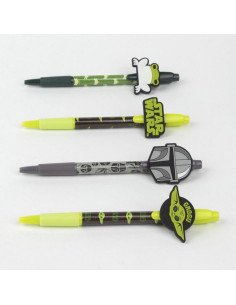 BOLIGRAFOPACK x4 THE MANDALORIAN GROGU 2
