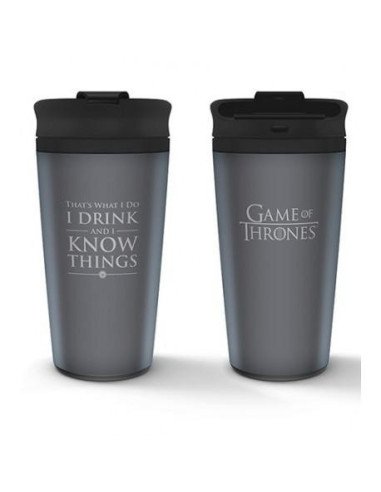 PYR- VASO VIAJE METALICO JUEGO TRONOS I 