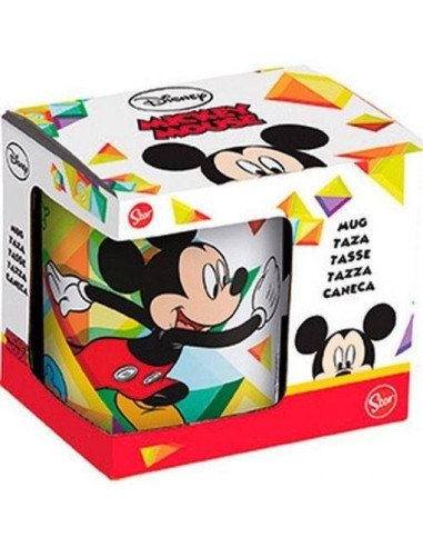 TAZA CERAMICA 325 ML EN CAJA REGALO MICK