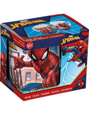 TAZA CERAMICA 325 ML EN CAJA REGALO SPID