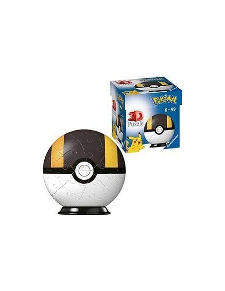 POKEMON HYPERBALL NEGRA 3D PUZZLEBALL