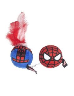 JUGUETE PARA GATO 2 PIEZAS SPIDERMAN