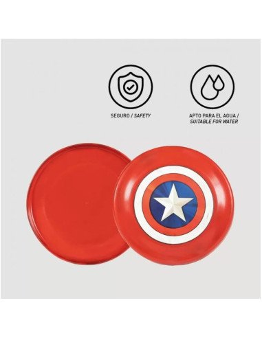 FRISBEE PARA PERRO AVENGERS CAPITAN AMER