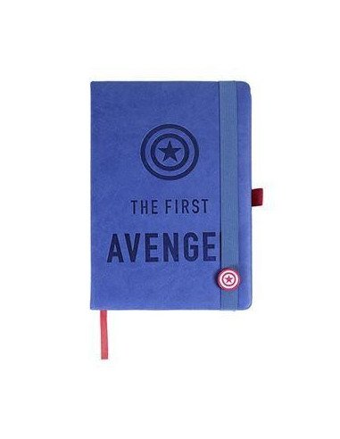 CUADERNO PREMIUM POLIPIEL AVENGERS CAPIT