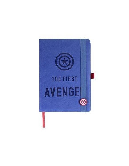 CUADERNO PREMIUM POLIPIEL AVENGERS CAPIT