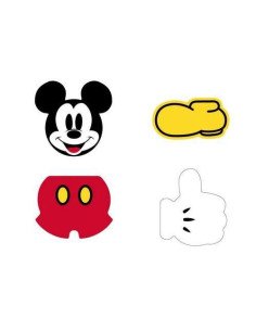 GOMA DE BORRAR PACK x4 MICKEY 2