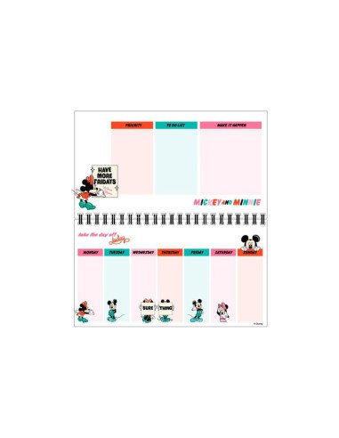 PLANIFICADOR SEMANAL MINNIE