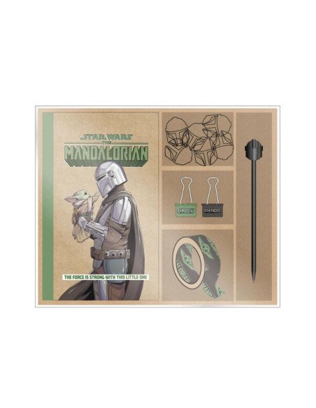 SET DE PAPELERIA THE MANDALORIAN