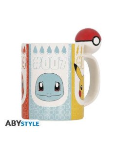 POKEMON - MUG 3D HANDLE - POKEBALL X2 2