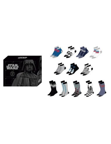 CAJA REGALO CALCETINES STAR WARS TALLA: 