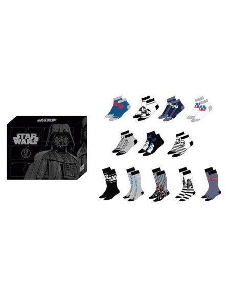 CAJA REGALO CALCETINES STAR WARS TALLA: 