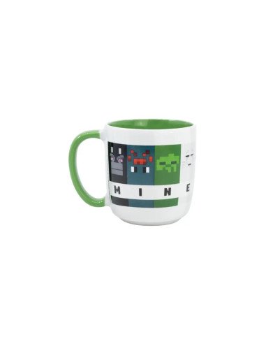 MINECRAFT TAZA CERAMICA 380 ML 