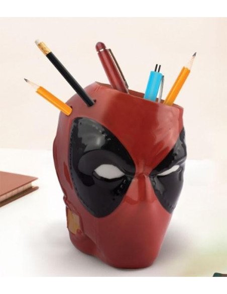 DEADPOOL BOTE PARA BOLIGRAFO/PLANTA13 CM