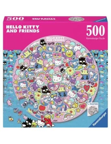 HELLO KITTY 500PC ROUND