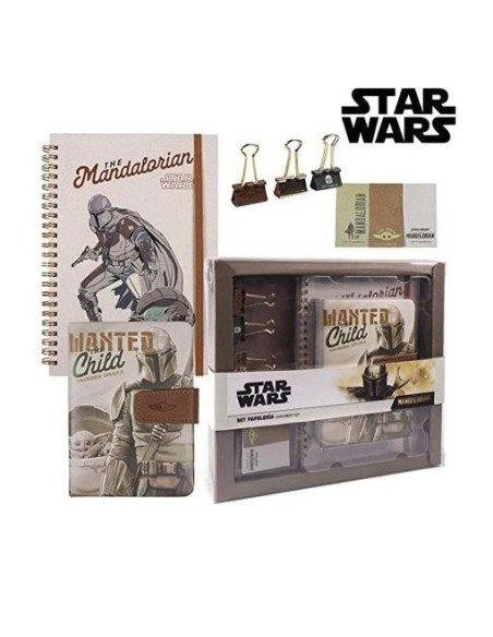 SET PAPELERIA MANDALORIANO