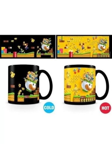 TAZA DESAYUNO SUPER MARIO MONEDA