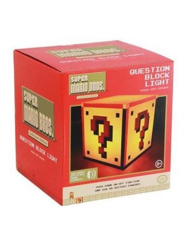 LAMPARA CUBO INTERROGANTE SUPER MARIO