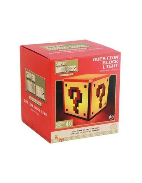 LAMPARA CUBO INTERROGANTE SUPER MARIO