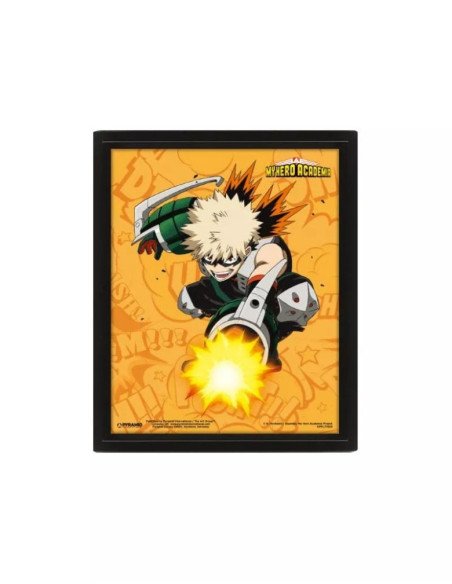 POSTER 3D MY HERO ACADEMY KATSUKI BAKUGO