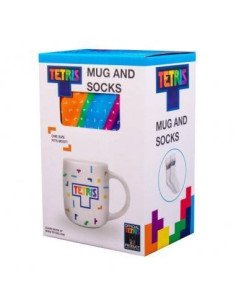 TAZA Y CALCETIN TETRIS