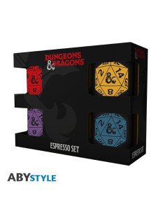 TAZAS CAFE DRAGONES Y MAZMORRAS