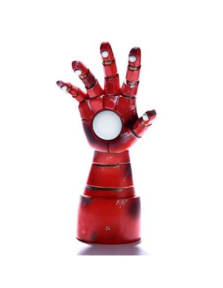LAMPARA DE MESA 3D GUANTELETE IRONMAN