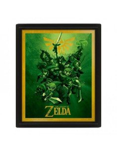 CUADRO 3D THE LEGENDS OF ZELDA
