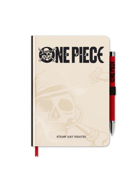 LIBRETA CON BOLI PROYECTOR ONE PIECE