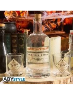 HARRY POTTER - Bottle and glasses Set -