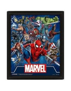 CUADRO 3D MARVEL