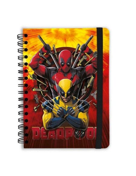 CUADERNO MARVEL DEAD POOL A5