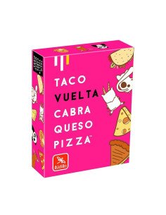 TACO, VUELTA, CABRA, QUESO, PIZZA.