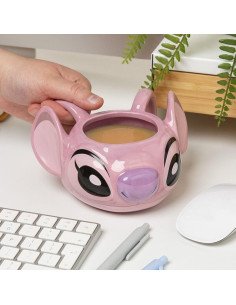 TAZA ANGEL- LILO & STITCH