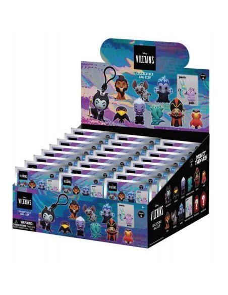 BAG CLIP 3D VILLAINS