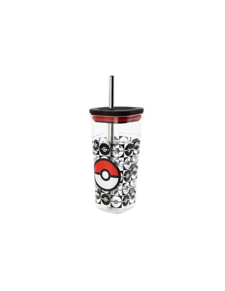 VASO CON PAJITA POKEMON