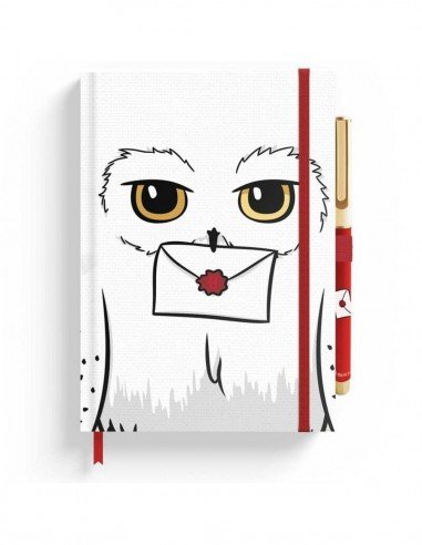 CUADERNO CON BOLIGRAFO HEDWIG
